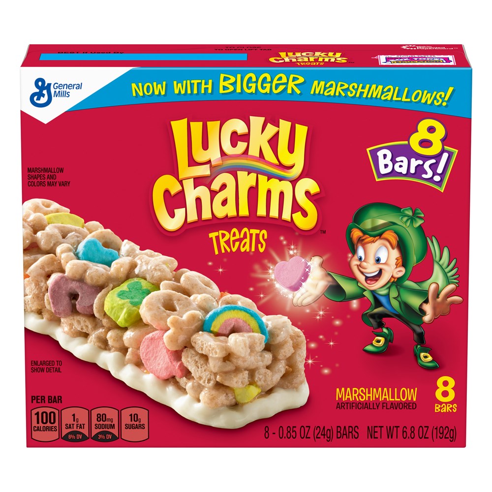 Lucky Charms 谷物棒 – 8条装,6.8盎司 193克