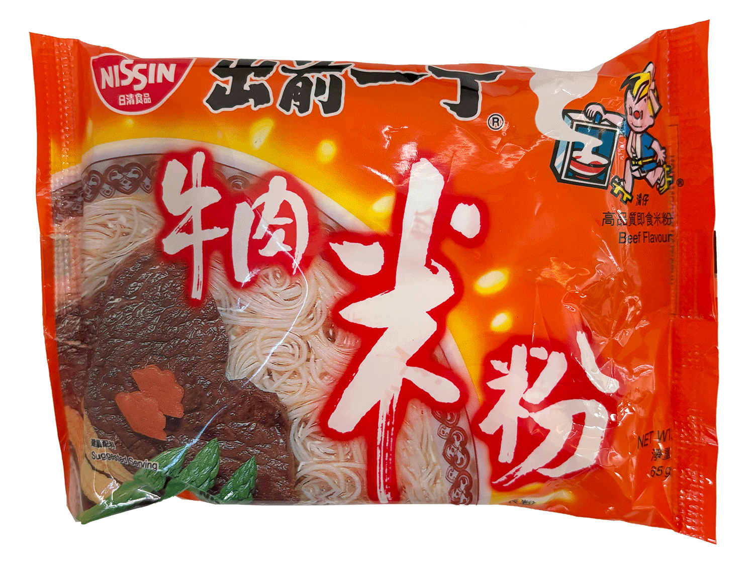 Nissin Vermicelli Beef Noodle 65g