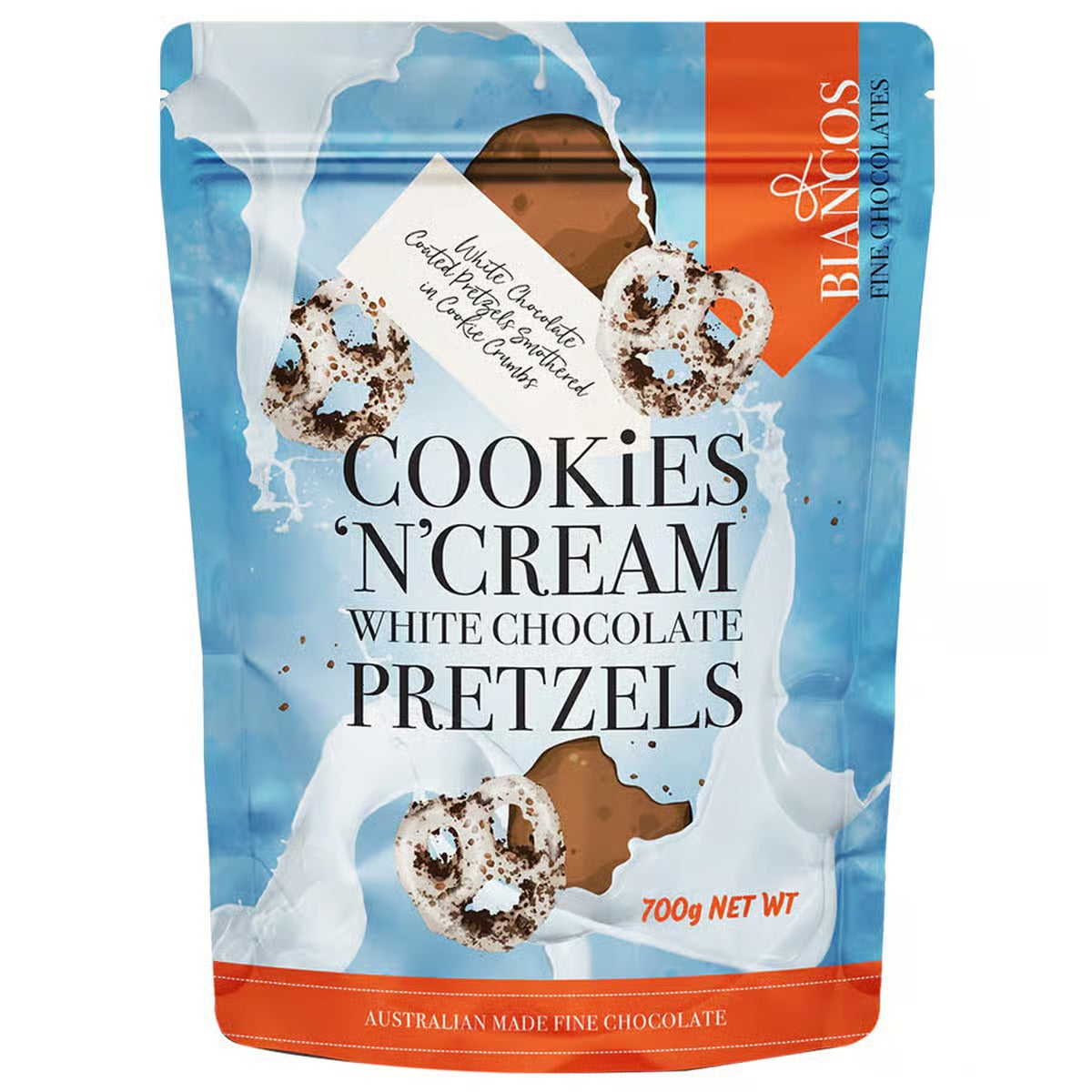 Biancos Cookies & Cream Pretzel (700 g)