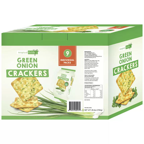 Tropical Fields Green Onion Crackers (80 g x 9 pk)