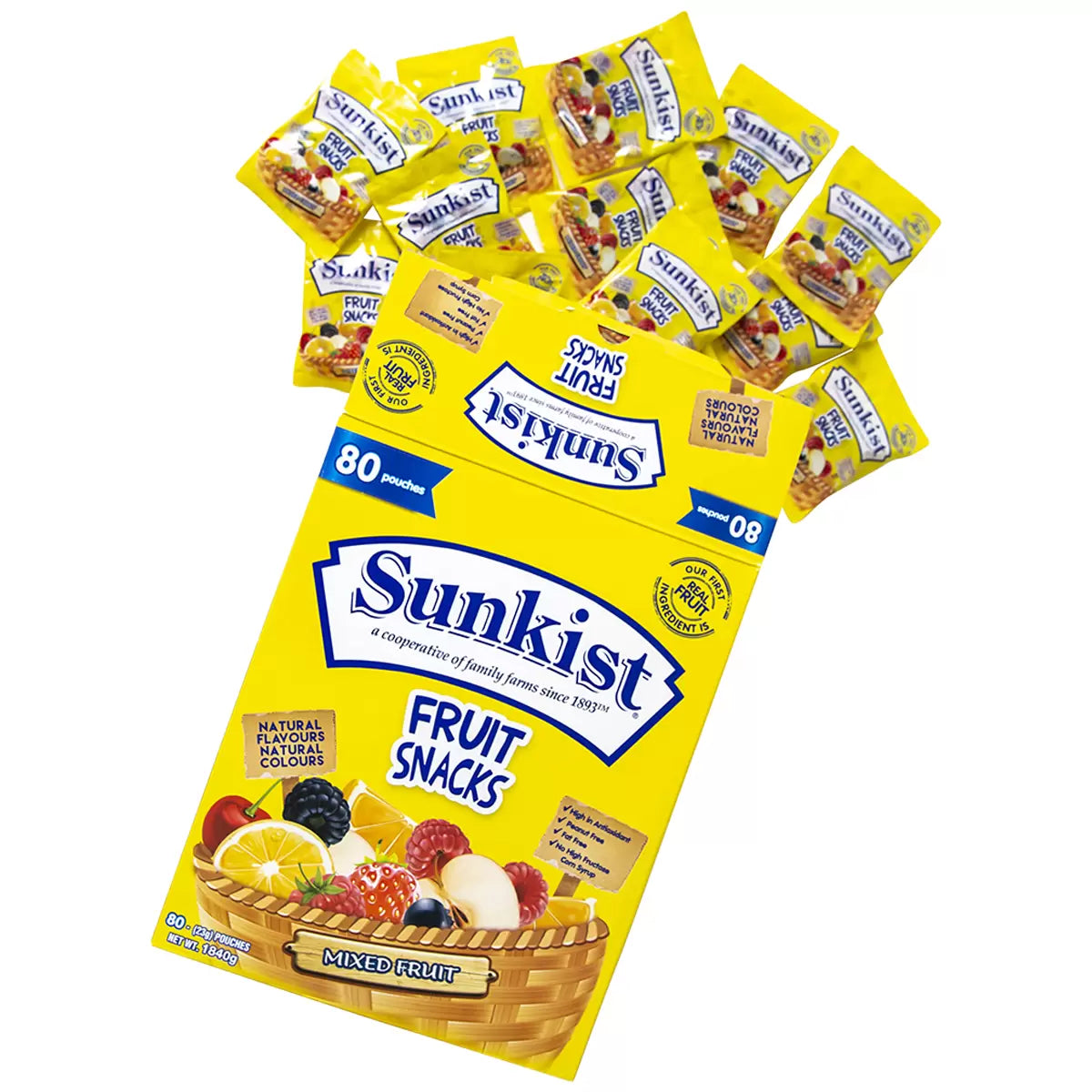 Sunkist Fruit Snacks (23 g x 80 pk)