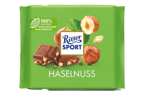 Ritter Sport 榛子巧克力 – 100克