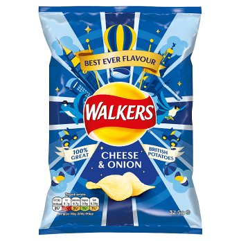 Walkers Cheese & Onion Crisps 32.5g