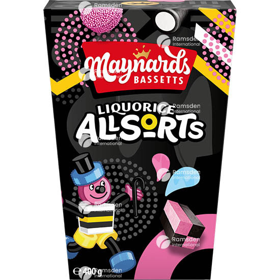 Maynards Bassetts LIQUORICE ALLSORTS Gift BOX 350g