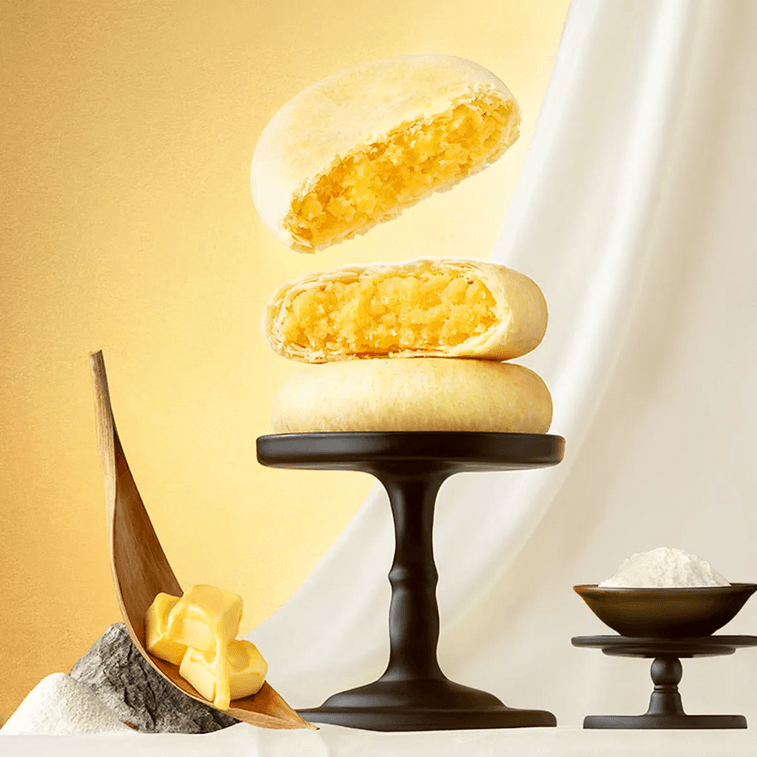 YI XIANG Sun Cake Milk Crispy - 6 Cakes Per Pack 180g