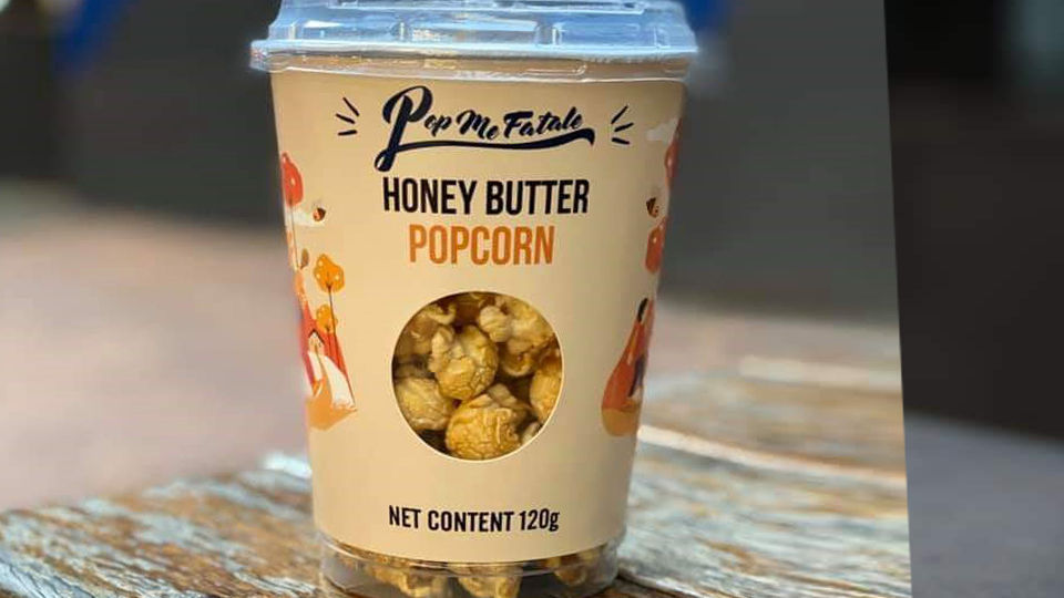 Pop Me Fatale Honey Butter Gourmet Popcorn 120g