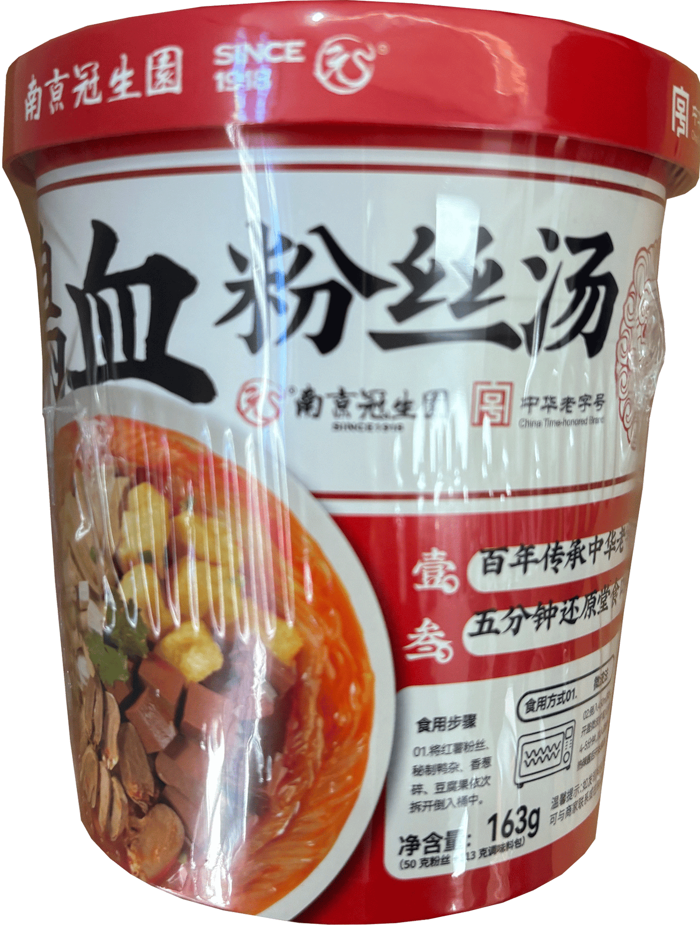 南京冠生园 鸭血粉丝汤 – 163克