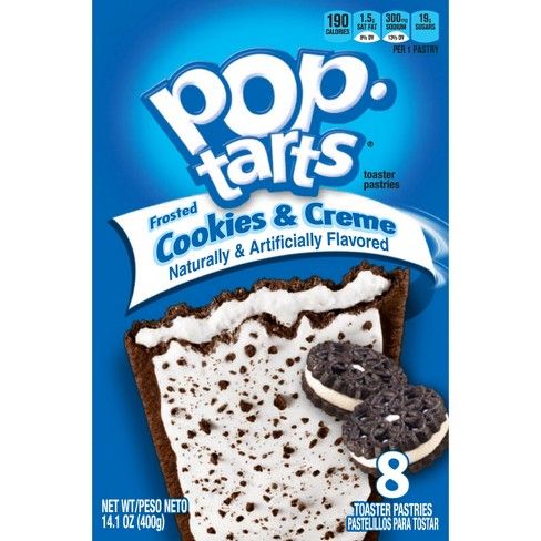 Pop-Tarts Cookies & Creme 8 Pcs 383G