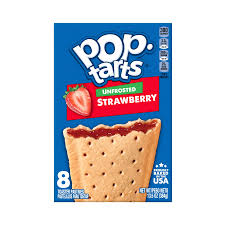 Pop-Tarts Unfrosted Strawberry 8 Pcs 383G