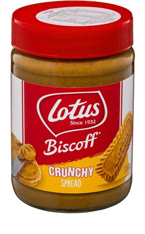 LOTUS BISCOFF SPREAD CRUNCHY JAR 380g