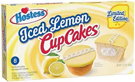 Hostess 柠檬冰霜小蛋糕 – 8个装 12.7盎司 360克