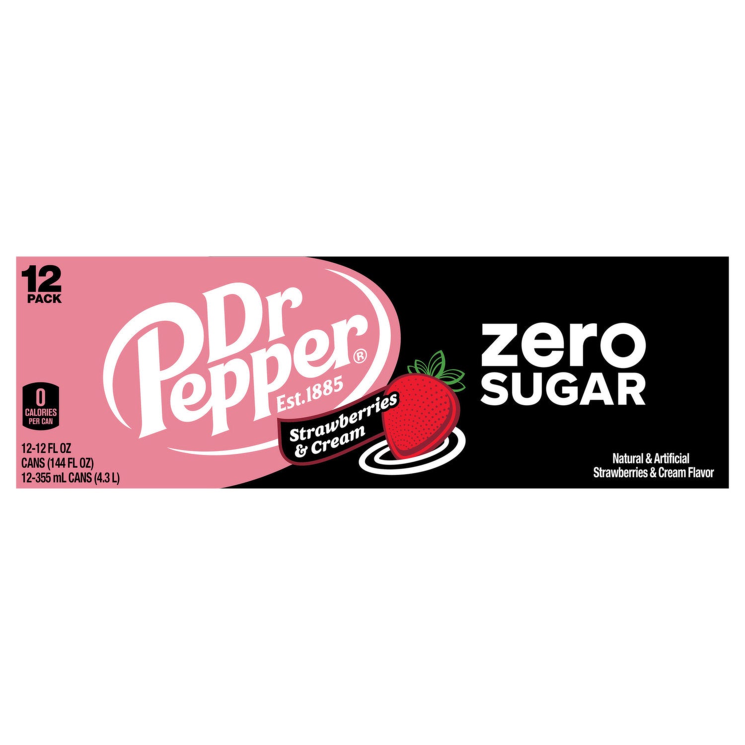 Dr Pepper Strawberry & Cream Zero 355ml