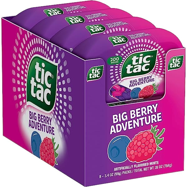 Tic Tac 浆果探险瓶装 3.4盎司 96克