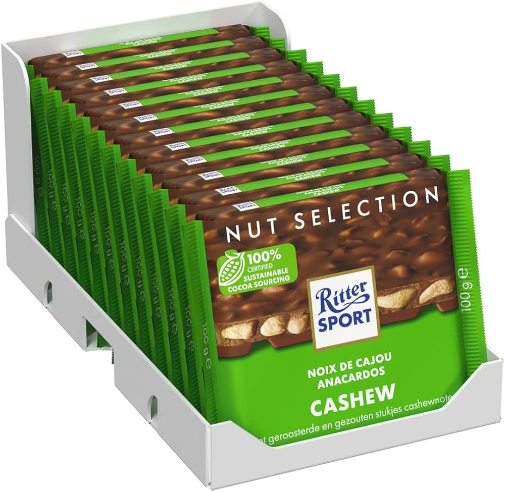 Ritter Sport 腰果巧克力 – 100克