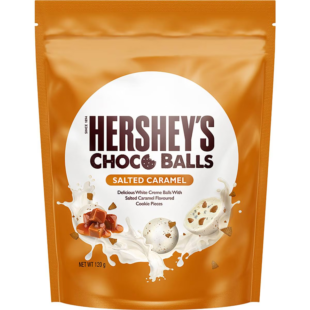 Hershey's Cookies n Crme Salted Caramel Ball 120g