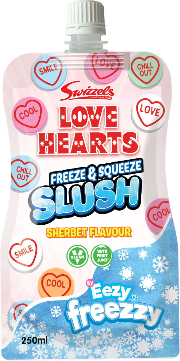 Love Hearts 冰沙袋装 – 250毫升