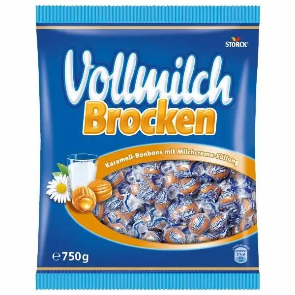 Vollmilch Brocken Caramel Candy with Soft Milk Filling 750g