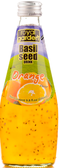 罗勒籽橙味饮料 – 290毫升