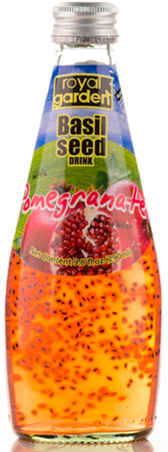 罗勒籽石榴味饮料 – 290毫升