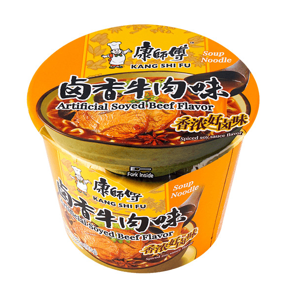 KANG SHI FU Instant Soup Noodle Bowl Soyed Beef Flavour 110g