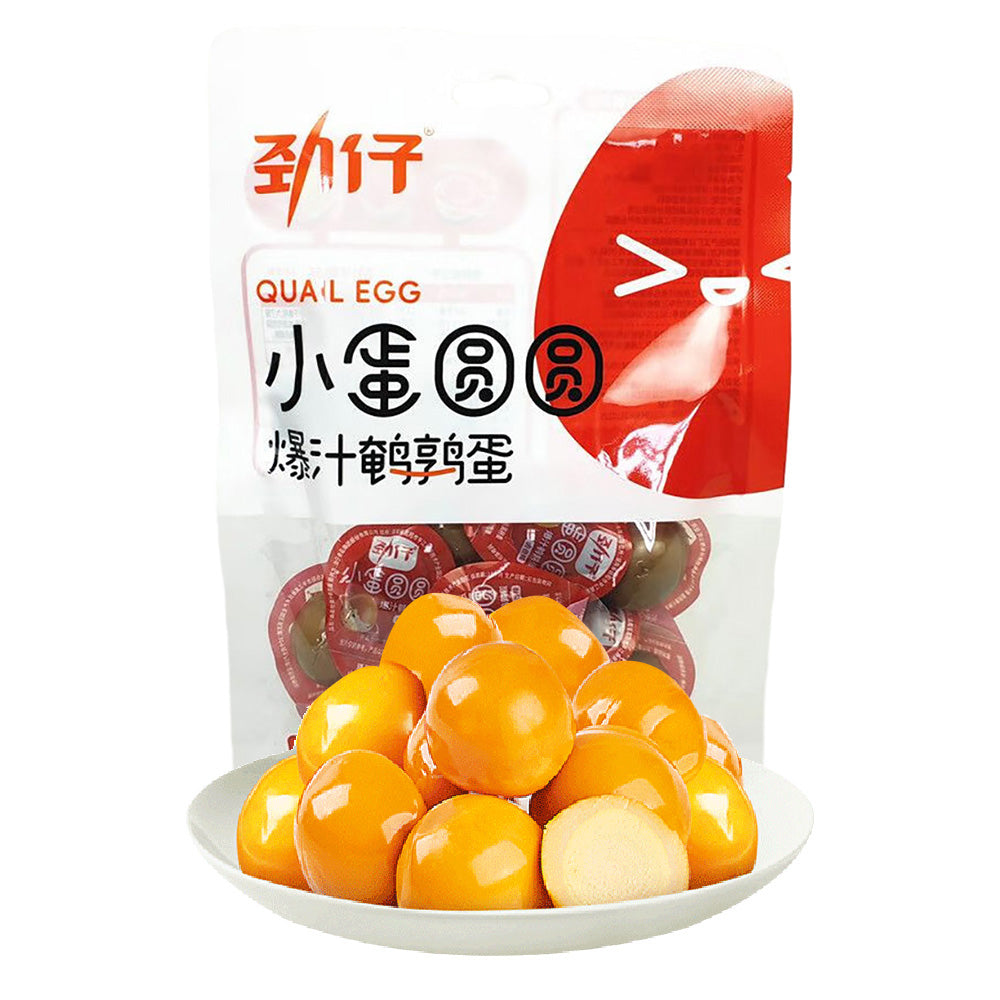 Jinzai Little Round Juicy Quail Eggs Spicy Flavor 120g