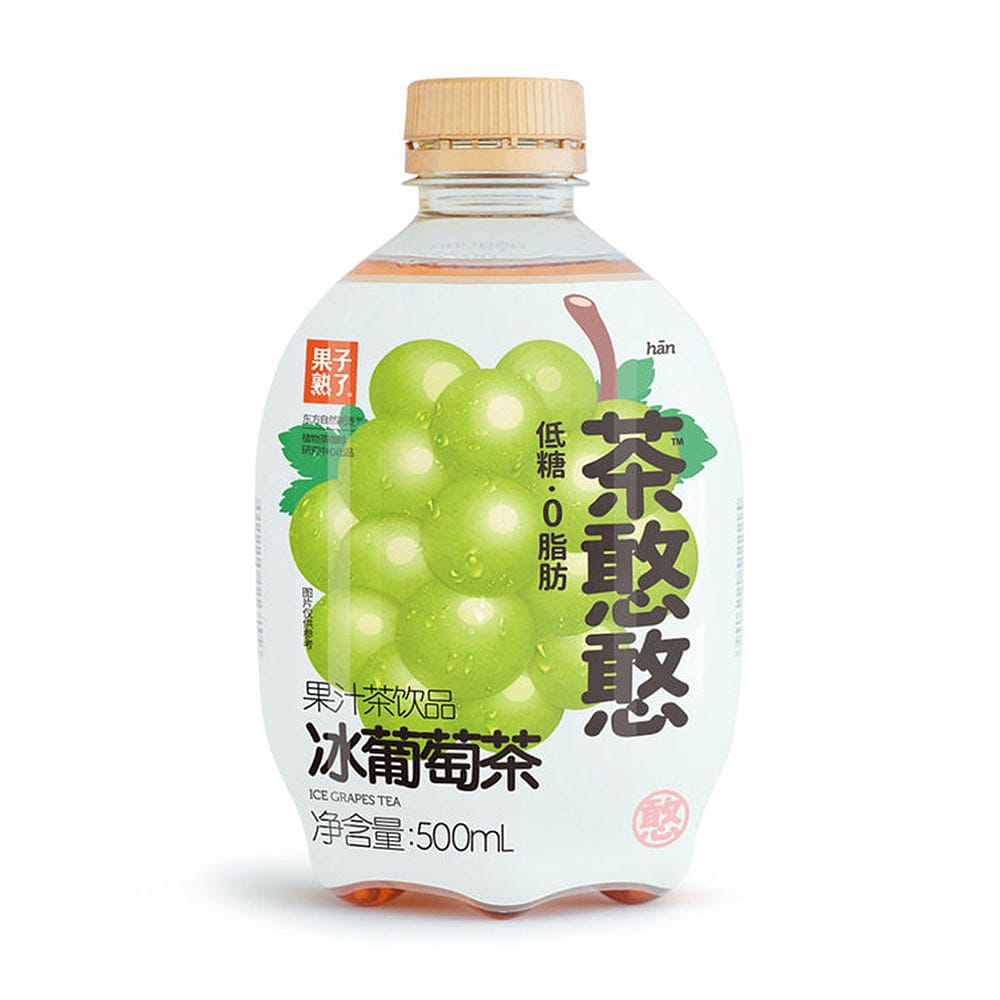 Guozi Shule Cha Hanhan Ice Grape Tea - 500ml