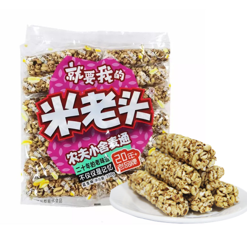 米老头 农庄花生味麦香酥 350克