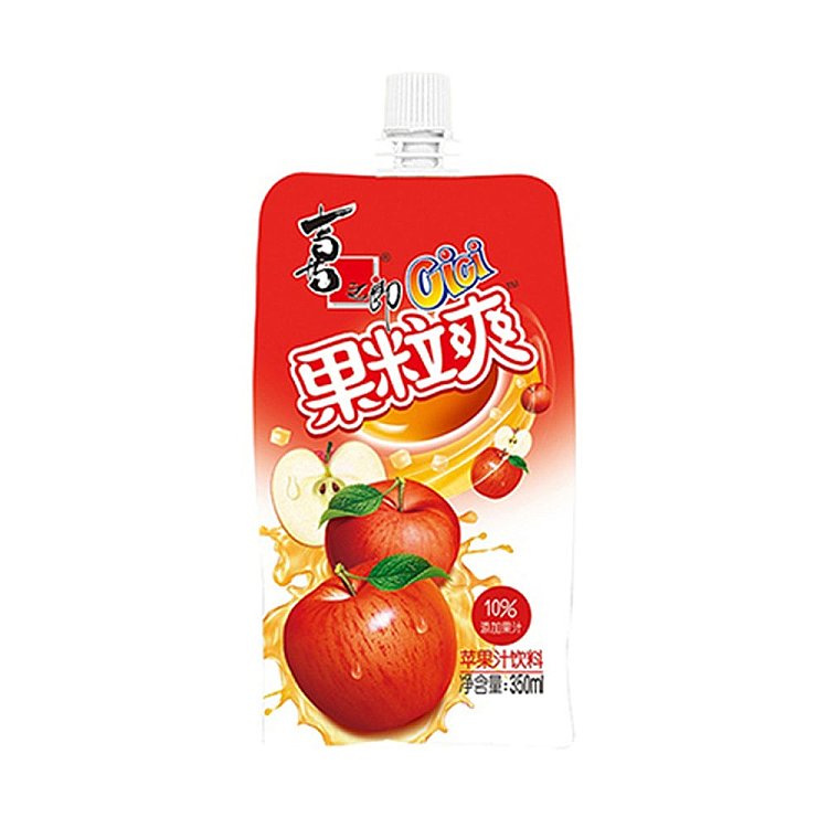喜之郎 CiCi果粒爽 苹果汁饮料 – 350克