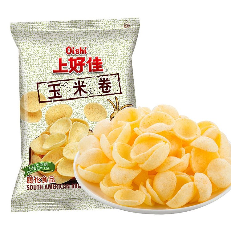 Oishi Corn Rings – South American BBQ Flavor 80g