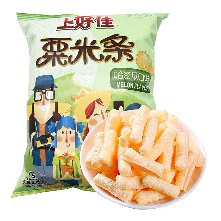 Shang Hao Jia Corn Sticks- Melon Flavour 70g