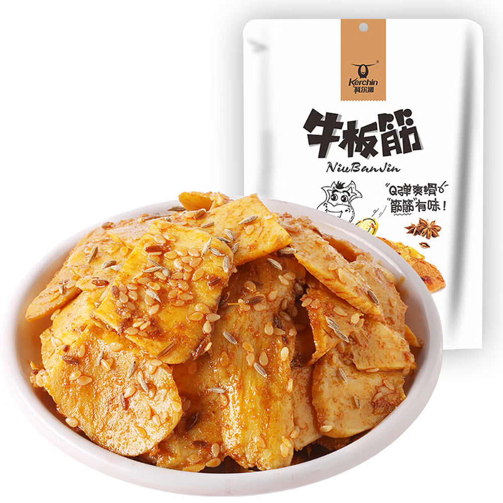 Kerchin Grilled Beef Tendon Spicy – 88g