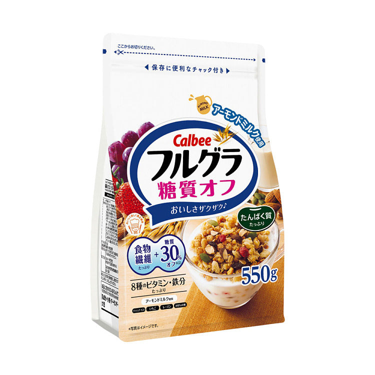 Calbee Furugra Fruits & Granola Low Sugar (30% Reduced Sugar) - 550g