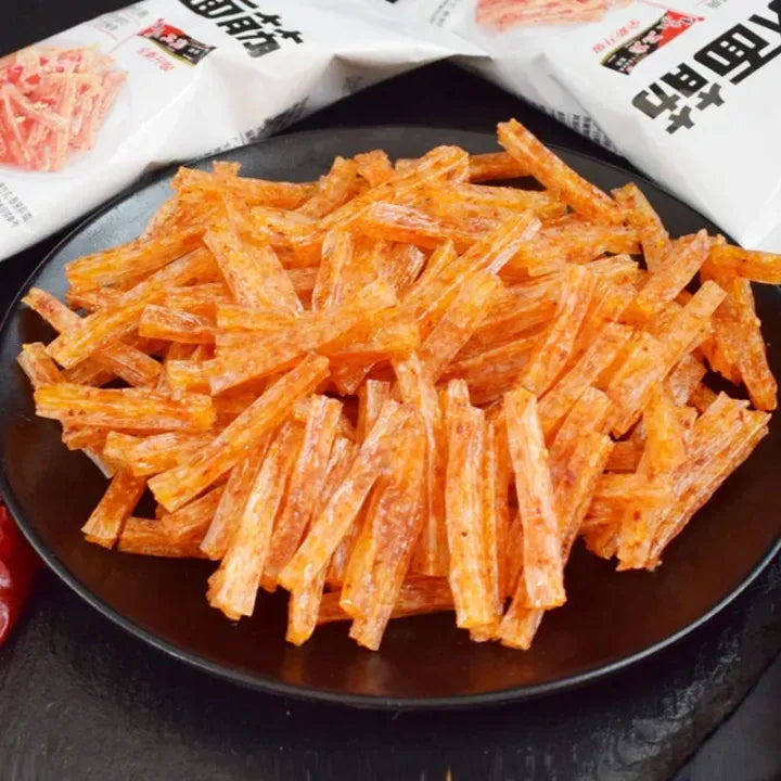 Weilong Spicy Mini Strips Snack 60g