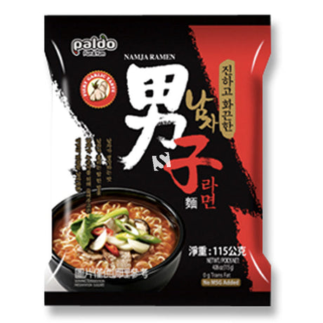 Paldo Namja Ramen Instant Noodles Multipack 5 Bags x 115g (Fiery Garlic) 男子面