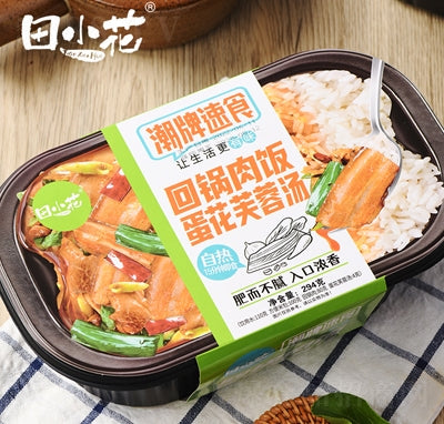Tian Xiaohua Self-Heating Rice Deep Cooked Pork Rice with Egg Soup - 294g