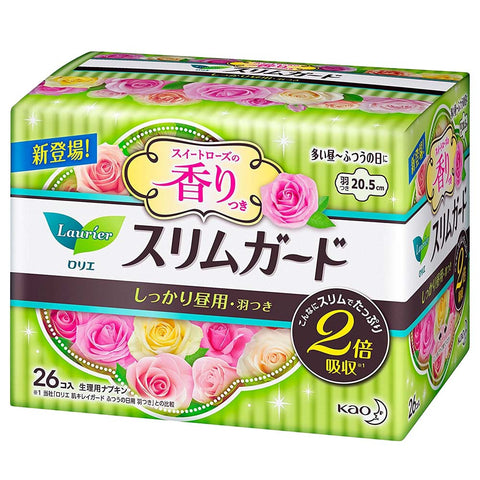 Lolli Slim Guard 甜玫瑰香 超薄护翼卫生巾 – 26片装