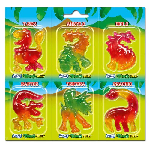 Vidal Dino Jelly 6 Pieces 66g