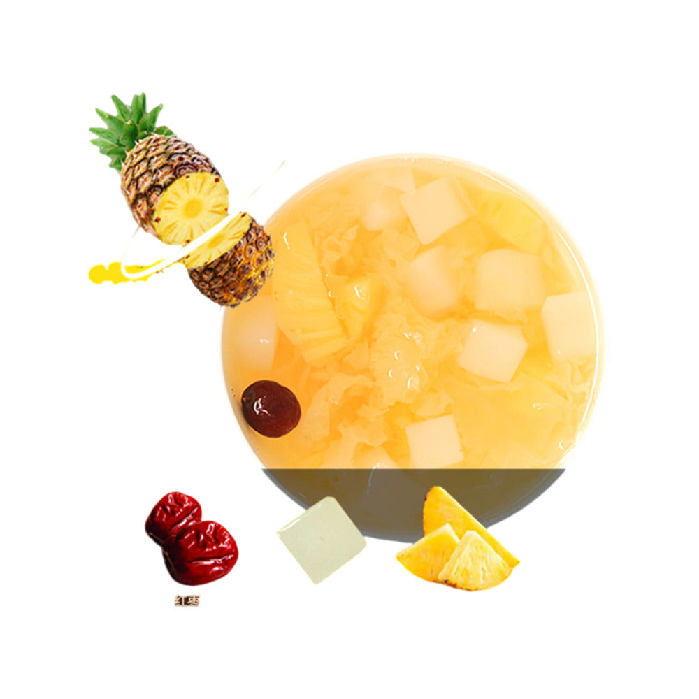 喜多多 混合口味椰果罐头 370克