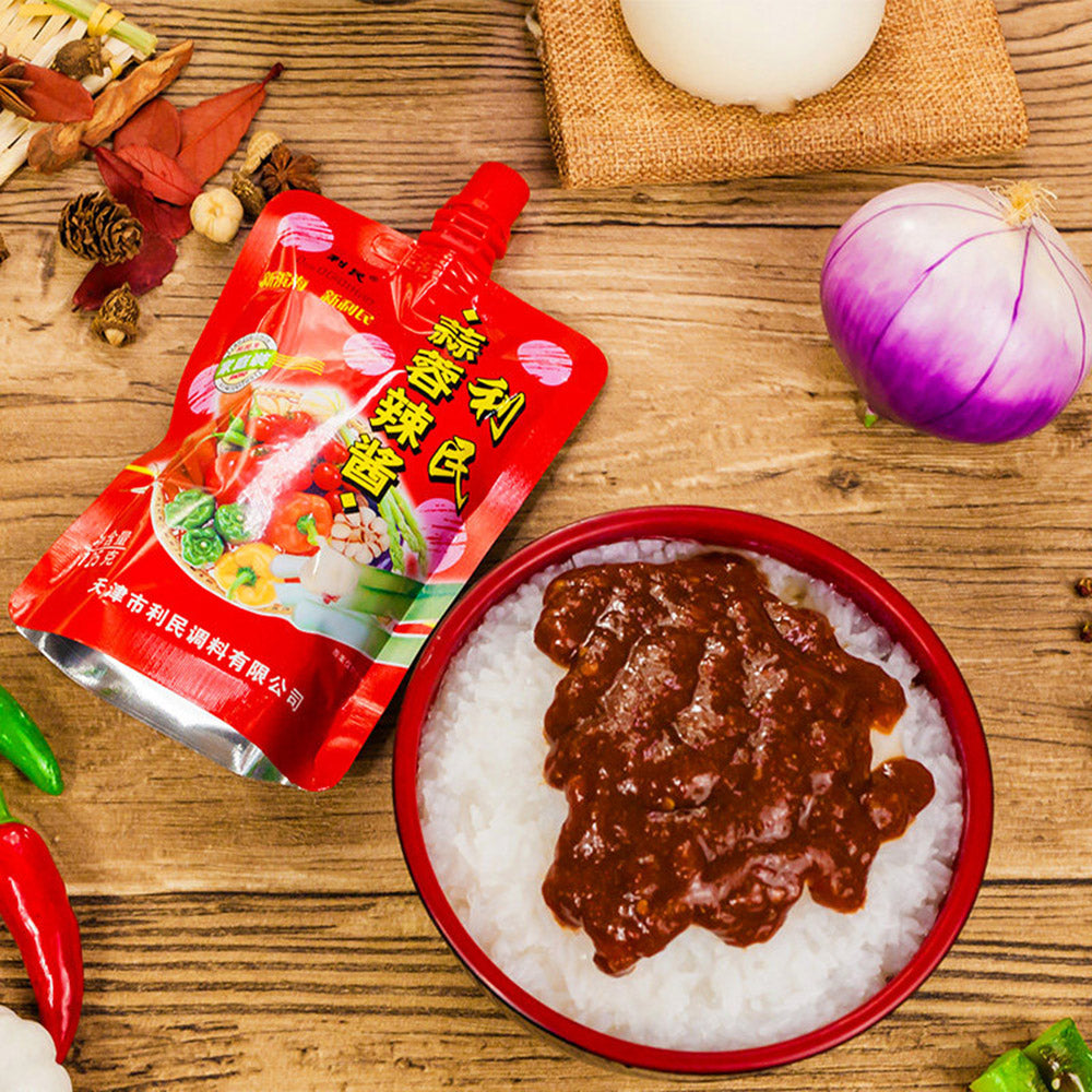 利民 蒜蓉辣椒酱 450克 管装