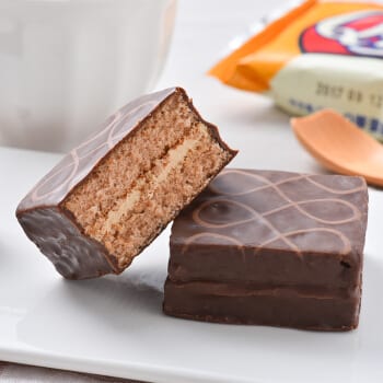 Orion Q Di Layer Cake Mocha Chocolate Flavor -12 Pieces 336g