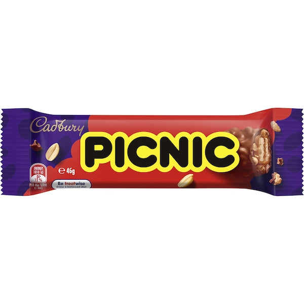 Cadbury Picnic Milk Chocolate Bar 46g