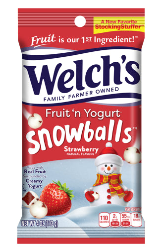 Welchs 草莓水果酸奶雪球 – 4盎司 113克