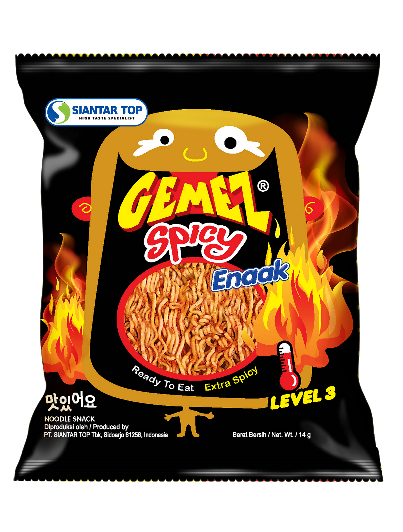 GEMEZ Enaak Noodle Snack Spicy Flavour 16g
