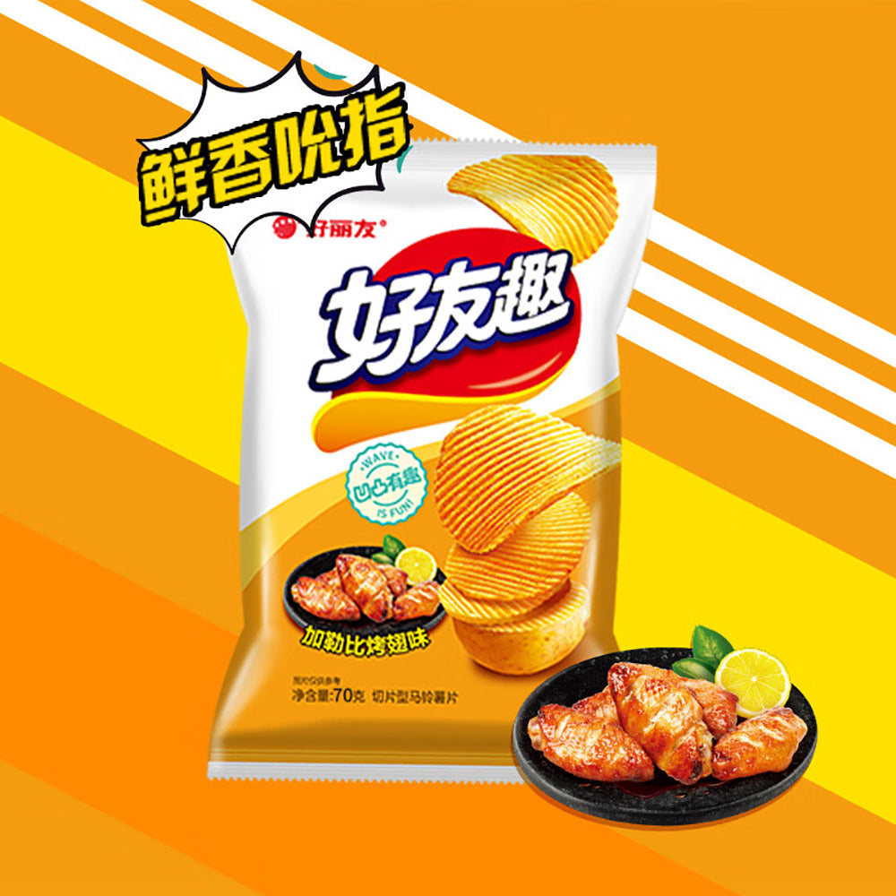 好丽友 好有趣 加勒比烤翅味 – 70克