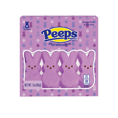 Marshmallow JB Peeps Easter Bunnies Lavender – 85G