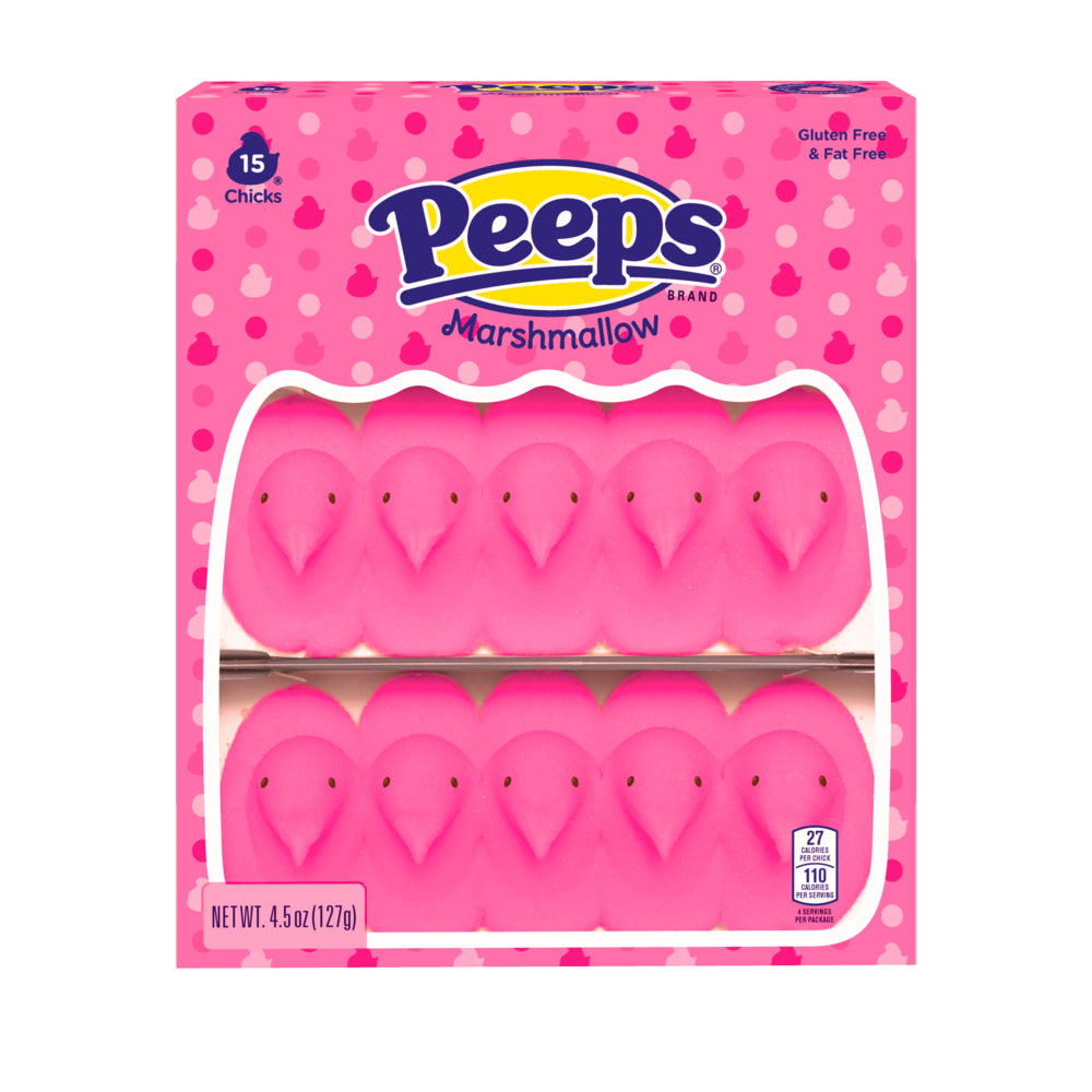 Peeps Pink Marshmallow Chicks - 128G