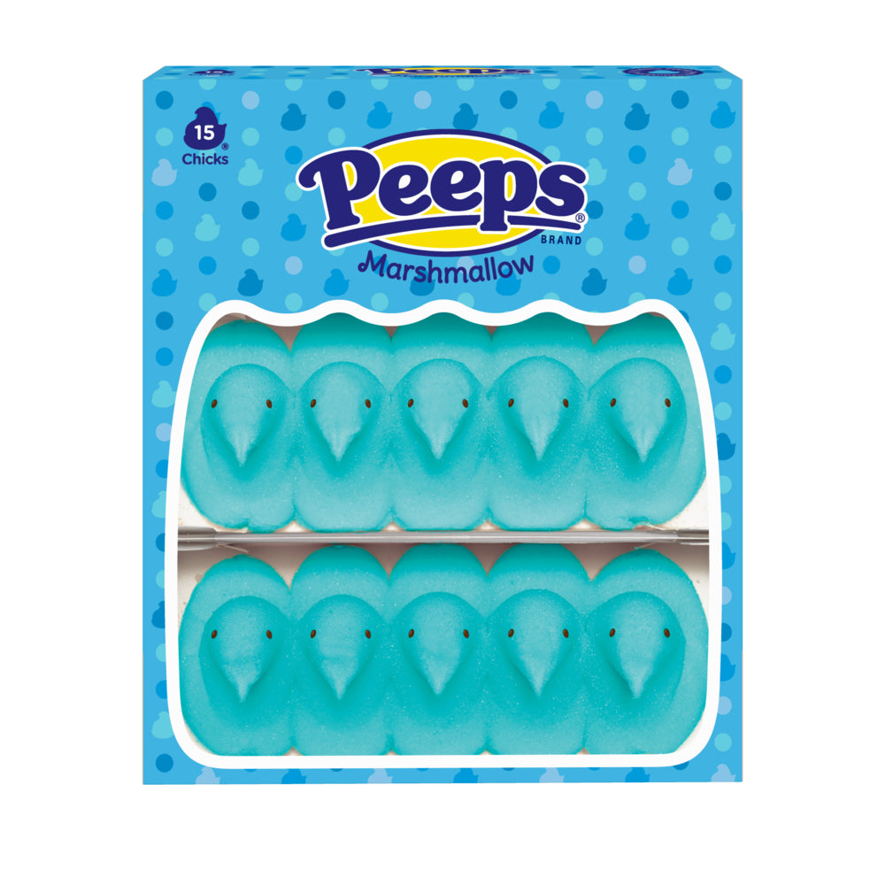 Peeps 蓝色棉花糖小鸡 – 15只装,128克