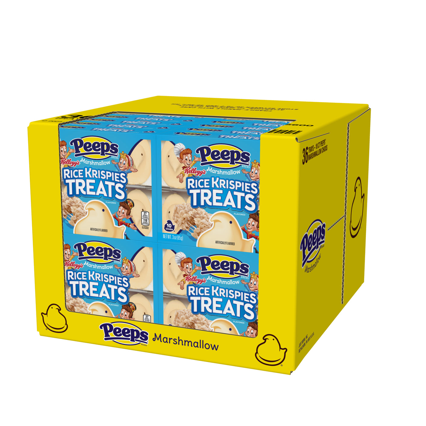 Peeps 10只装米花糖风味棉花糖小鸡 – 85克