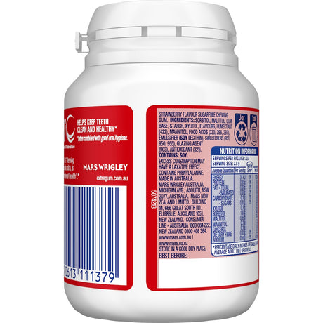 EXTRA STRAWBERRY 无糖口香糖 64g