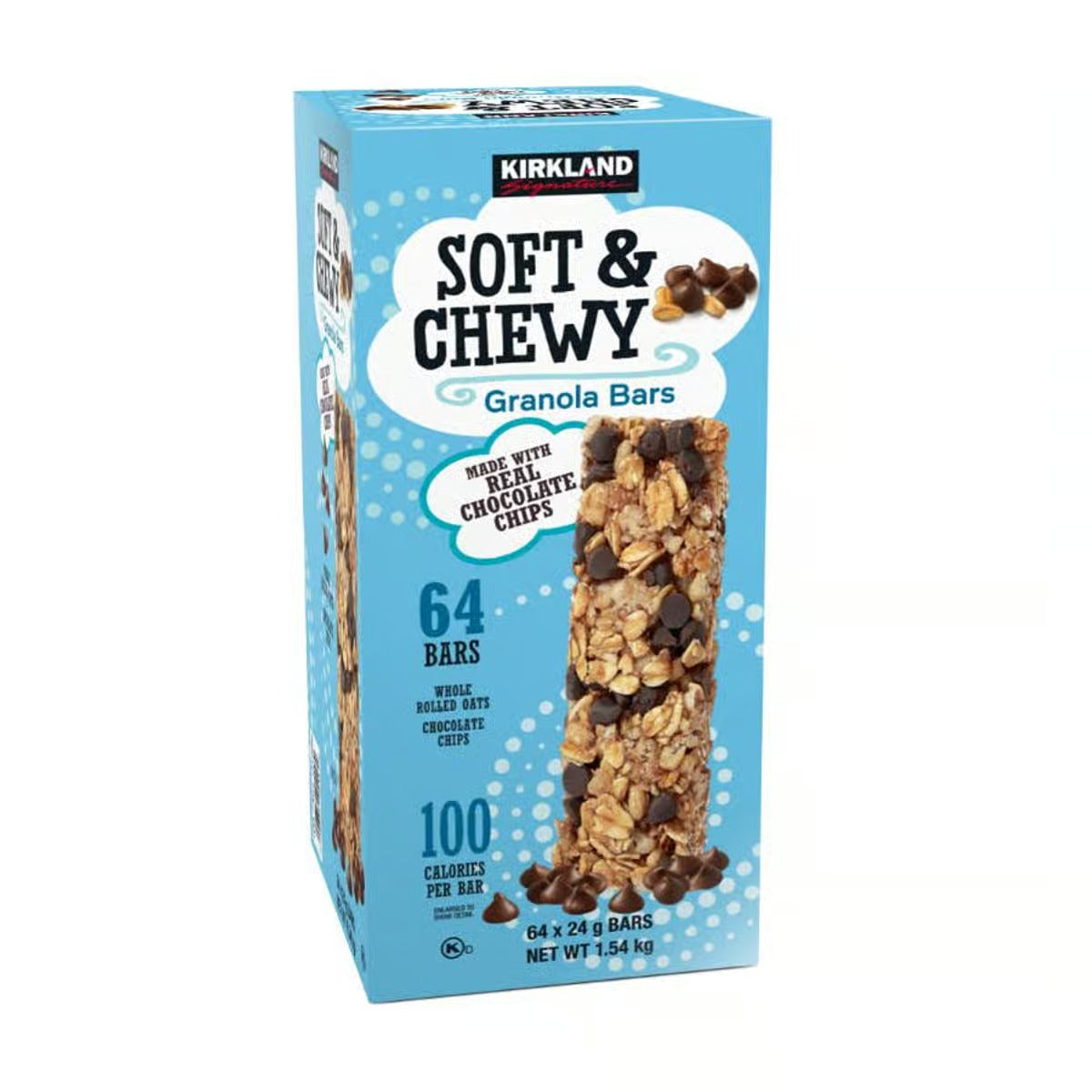 Kirkland Signature Soft & Chewy Granola Bars (24 g x 64 pk)